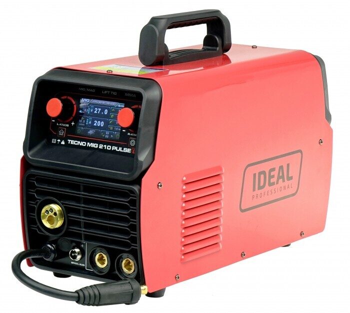 IDEAL Tecno MIG 210 DOUBLE PULSE LCD keevitusseade (poolautomaatne) (Welldo)